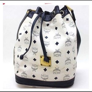 MCM Elegant Cross Body Hobo Bucket Bag